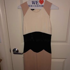 Multi colored mid dress